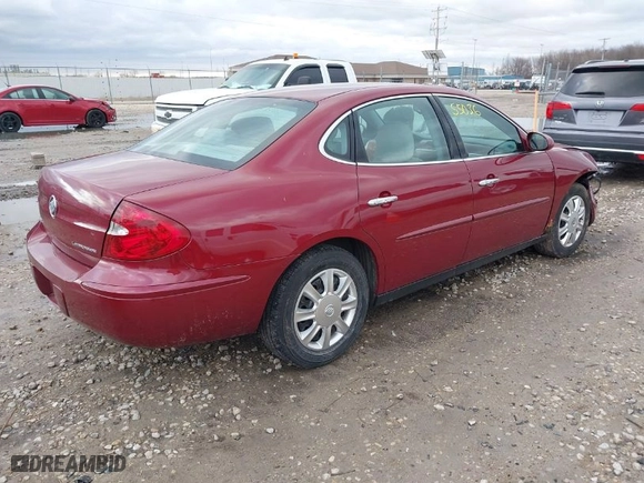 2005 Buick LaCrosse CX with VIN 2G4WC532X51242328, listed as a IAAI auction lot 41955036 with 93,221 mi miles. Bid and sale history available at carsss.com. Image 4.