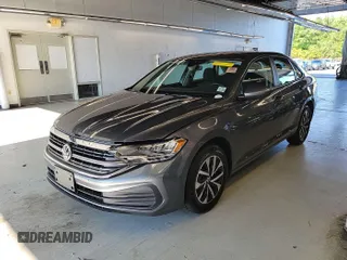 2024 Volkswagen Jetta S with VIN 3VW5M7BU5RM079143, listed as a IAAI auction lot 42851039 with 22,619 mi miles and . Bid and sale history available at DreamBid. Image 14.