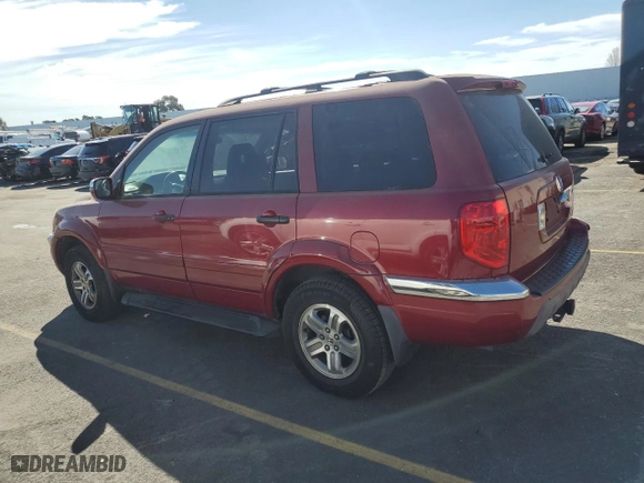 2003 Honda Pilot EX with VIN 2HKYF18793H507012, listed as a Copart auction lot 46451745 with 158,172 mi miles and Salvage Title. Bid and sale history available at carsss.com. Image 2.