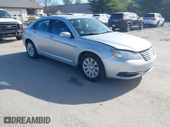 2012 Chrysler 200 LX with VIN 1C3CCBAB4CN320756, listed as a IAAI auction lot 42149497 with 137,037 mi miles. Bid and sale history available at carsss.com. Image 1.