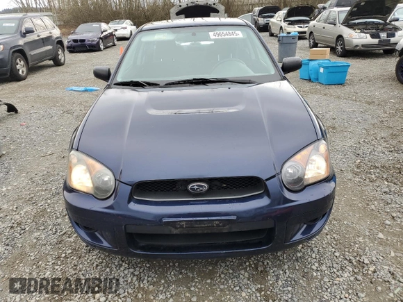 2005 Subaru Impreza Sedan (Natl) RS with VIN JF1GD67575H507449, listed as a Copart auction lot 49654845 with 138,164 mi miles and Salvage Title. Bid and sale history available at carsss.com. Image 5.