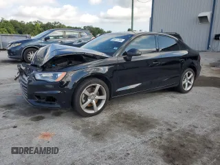 2015 Audi A3 Premium z VIN WAUACGFF4F1090897, wystawiony jako Copart lot #55411705 z przebiegiem 56 211 mil mil oraz Szkoda całkowita • Salvage title. Historia ofert i sprzedaży dostępna na DreamBid. Obrazek 1.