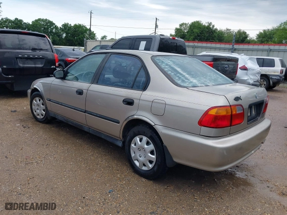 2000 Honda Civic DX with VIN 1HGEJ6620YL001675, listed as a IAAI auction lot 39908648 with 223,579 mi miles. Bid and sale history available at carsss.com. Image 3.