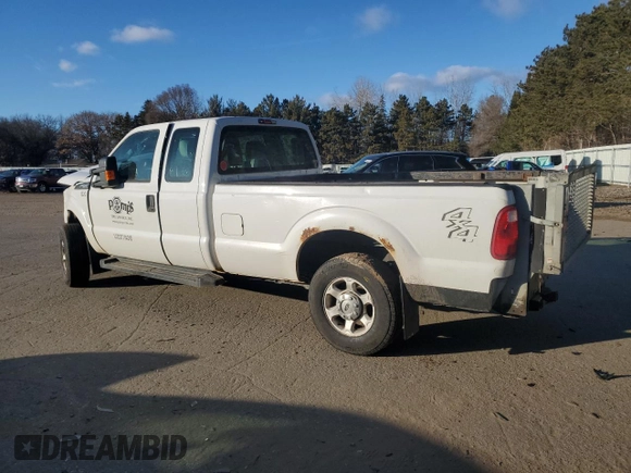 2016 Ford Super Duty F-250 SRW XLT with VIN 1FT7X2B68GEC49053, listed as a Copart auction lot 46883475 with 258,358 mi miles and Salvage Title. Bid and sale history available at carsss.com. Image 2.