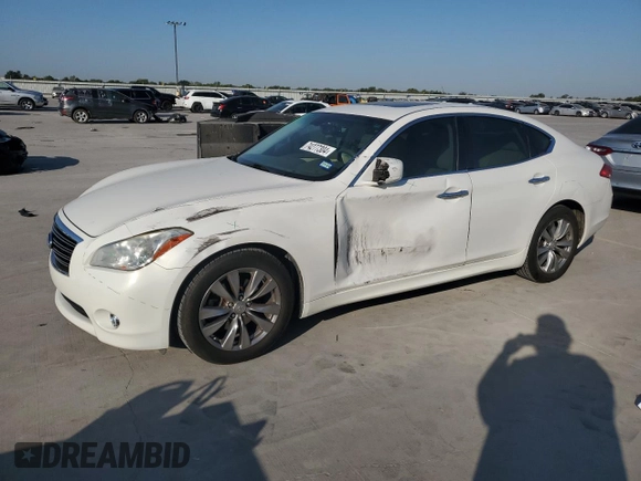 2012 Infiniti M37 with VIN JN1BY1AP6CM331295, listed as a Copart auction lot 74277304 with 179,557 mi miles and Salvage Title. Bid and sale history available at carsss.com. Image 1.