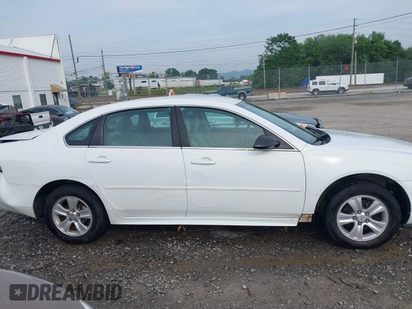 2012 Chevrolet Impala LS Fleet with VIN 2G1WF5E36C1166002, listed as a IAAI auction lot 42467820 with 131,737 mi miles and . Bid and sale history available at DreamBid. Image 14.