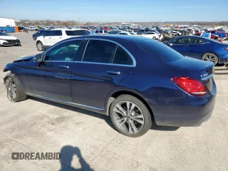 2021 Mercedes-Benz C 300 with VIN W1KWF8EB1MR642624, listed as a Copart auction lot 46552065 with 25,127 mi miles and Salvage Title. Bid and sale history available at carsss.com. Image 2.