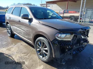2017 Dodge Durango GT with VIN 1C4RDJDG5HC839869, listed as a IAAI auction lot 41752060 with 88,408 mi miles and . Bid and sale history available at carsss.com. Image 1.