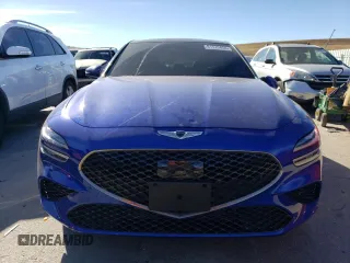 2023 Genesis G70 2.0T with VIN KMTG34TA6PU113019, listed as a Copart auction lot 81570454 with 15,421 mi miles and Salvage Title. Bid and sale history available at DreamBid. Image 5.