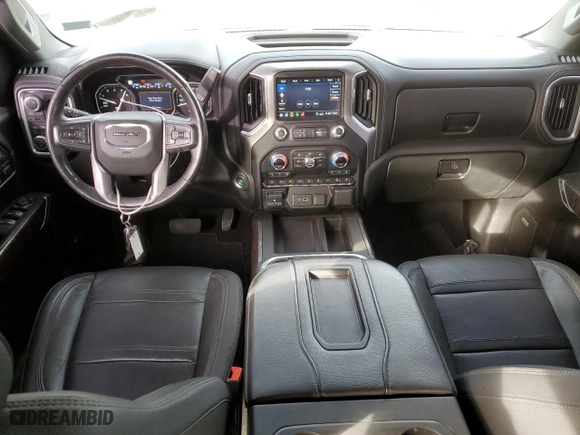 2020 GMC Sierra 1500 Denali with VIN 1GTU9FEL6LZ119443, listed as a Copart auction lot 82270454 with 55,124 mi miles and Salvage Title. Bid and sale history available at carsss.com. Image 8.