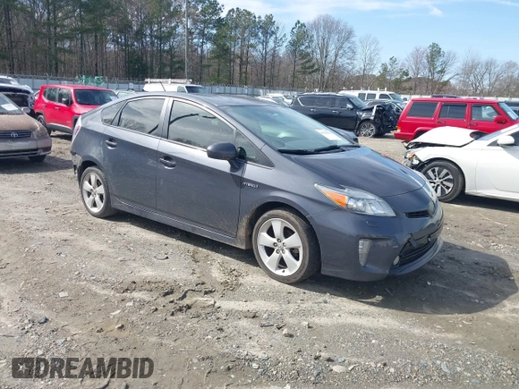 2013 Toyota Prius One with VIN JTDKN3DU2D5617160, listed as a IAAI auction lot 41582656 with 284,205 mi miles and . Bid and sale history available at DreamBid. Image 1.