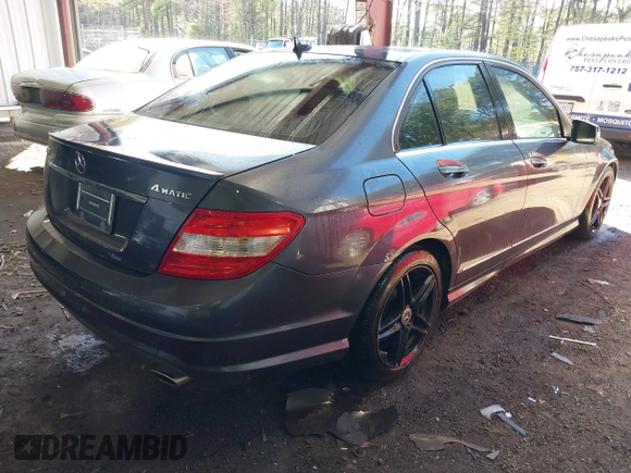 2011 Mercedes-Benz C 300 Sport with VIN WDDGF8BBXBR150132, listed as a IAAI auction lot 41889061 with 125,232 mi miles and . Bid and sale history available at DreamBid. Image 4.