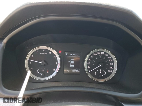2018 Hyundai Sonata SE z VIN 5NPE24AFXJH637797, wystawiony jako Copart lot #56832255 z przebiegiem 104 743 mil mil oraz Szkoda całkowita • Salvage title. Historia ofert i sprzedaży dostępna na DreamBid. Obrazek 9.