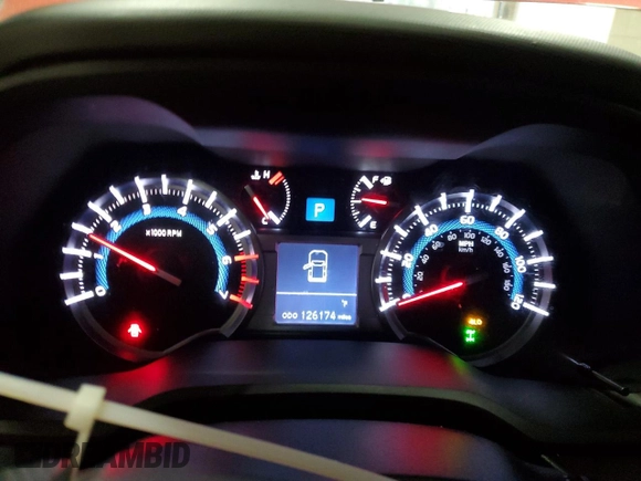 2016 Toyota 4Runner Limited with VIN JTEBU5JR9G5323267, listed as a Copart auction lot 49143205 with 126,174 mi miles and Salvage Title. Bid and sale history available at DreamBid. Image 9.