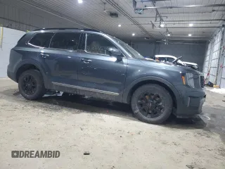 2023 Kia Telluride SX Prestige with VIN 5XYP5DGC2PG373567, listed as a Copart auction lot 88585115 with 37,633 mi miles and Salvage title. Bid and sale history available at DreamBid. Image 4.