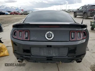 2013 Ford Mustang V6 with VIN 1ZVBP8AM5D5280606, listed as a Copart auction lot 47976695 with Not Provided miles and Salvage Title. Bid and sale history available at carsss.com. Image 6.
