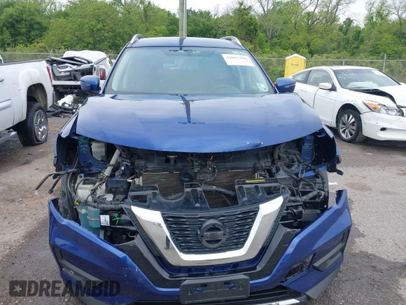 2017 Nissan Rogue SV with VIN KNMAT2MT2HP557278, listed as a IAAI auction lot 42027556 with 118,703 mi miles. Bid and sale history available at carsss.com. Image 12.