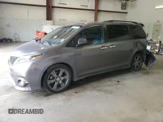 2017 Toyota Sienna SE with VIN 5TDXZ3DC4HS898217, listed as a Copart auction lot 81272463 with 143,748 mi miles and Salvage Title. Bid and sale history available at carsss.com. Image 1.