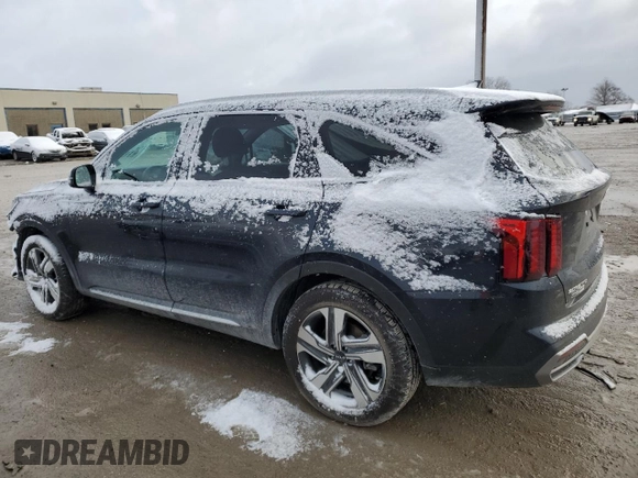2023 Kia Sorento Hybrid EX with VIN KNDRHDLG9P5173593, listed as a Copart auction lot 81677854 with 20,084 mi miles and Salvage Title. Bid and sale history available at carsss.com. Image 2.