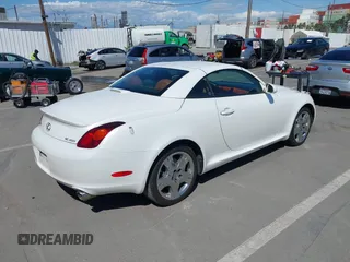 2004 Lexus SC with VIN JTHFN48Y740055529, listed as a IAAI auction lot 41916496 with 79,712 mi miles. Bid and sale history available at carsss.com. Image 4.