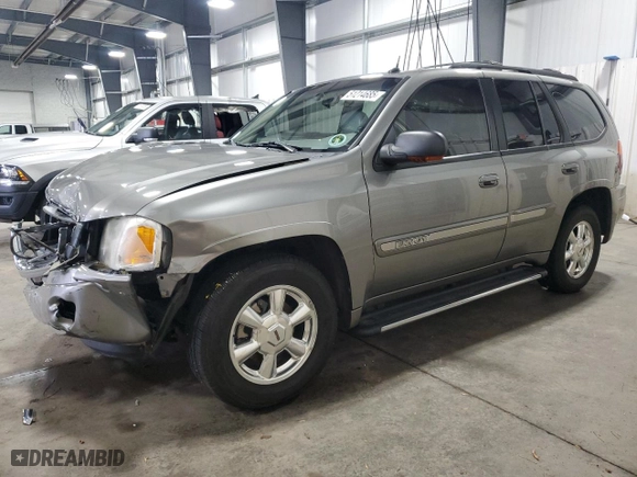 2005 GMC Envoy SLE with VIN 1GKDS13S252229262, listed as a Copart auction lot 51214685 with 117,256 mi miles and Salvage Title. Bid and sale history available at carsss.com. Image 1.