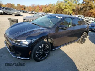 2022 Kia EV6 Wind with VIN KNDC3DLC5N5044247, listed as a Copart auction lot 76916944 with 17,294 mi miles and Salvage Title. Bid and sale history available at carsss.com. Image 1.