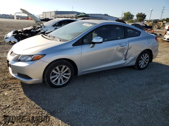 2012 Honda Civic Cpe EX with VIN 2HGFG3B86CH506914, listed as a Copart auction lot 73133784 with 134,950 mi miles and Salvage Title. Bid and sale history available at carsss.com. Image 1.