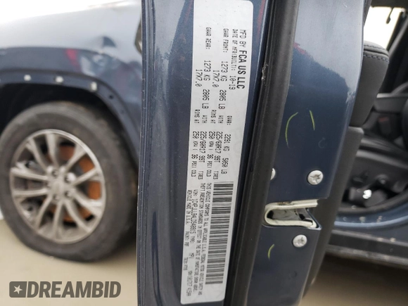 2020 Jeep Cherokee Altitude with VIN 1C4PJLLB4LD548915, listed as a Copart auction lot 39758524 with 36,822 mi miles and Salvage Title. Bid and sale history available at carsss.com. Image 14.