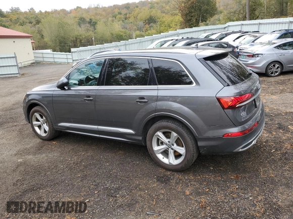 2020 Audi Q7 Premium with VIN WA1AXAF71LD001742, listed as a Copart auction lot 71186783 with 45,838 mi miles. Bid and sale history available at carsss.com. Image 2.