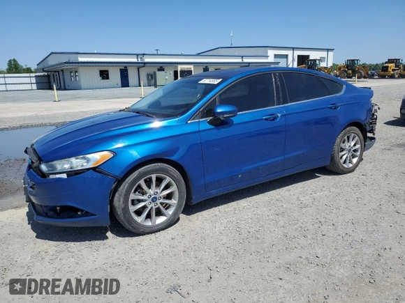 2017 Ford Fusion SE with VIN 3FA6P0H78HR157672, listed as a Copart auction lot 52714585 with 89,800 mi miles and Salvage Title. Bid and sale history available at DreamBid. Image 1.