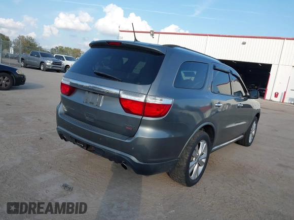 2011 Dodge Durango Crew with VIN 1D4SD4GT0BC630240, listed as a IAAI auction lot 41494046 with 174,343 mi miles and . Bid and sale history available at DreamBid. Image 4.
