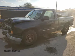 2004 Chevrolet Silverado 1500 Work Truck with VIN 1GCEC14X44Z187058, listed as a Copart auction lot 43433945 with 134,098 mi miles and Salvage Title. Bid and sale history available at carsss.com. Image 1.