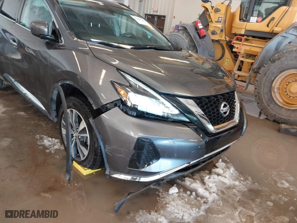2020 Nissan Murano SV with VIN 5N1AZ2BS2LN133558, listed as a IAAI auction lot 41289350 with 87,348 mi miles. Bid and sale history available at carsss.com. Image 6.