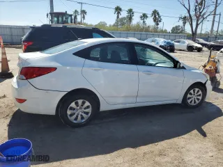 2017 Hyundai Accent SE with VIN KMHCT4AEXHU199158, listed as a Copart auction lot 74445114 with 107,201 mi miles and Clean Title. Bid and sale history available at carsss.com. Image 3.