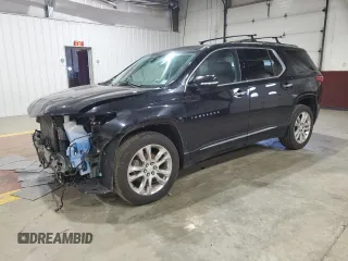 2018 Chevrolet Traverse High Country with VIN 1GNEVKKW8JJ156942, listed as a Copart auction lot 62066535 with 113,512 mi miles and Salvage title. Bid and sale history available at DreamBid. Image 1.