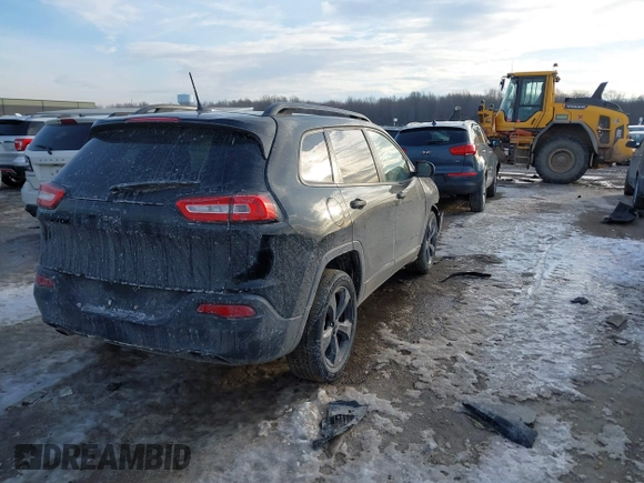 2017 Jeep Cherokee Altitude with VIN 1C4PJLAB1HW644077, listed as a IAAI auction lot 41643091 with 120,738 mi miles and . Bid and sale history available at DreamBid. Image 4.