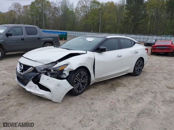 2017 Nissan Maxima SR with VIN 1N4AA6AP7HC425022, listed as a IAAI auction lot 41909028 with 72,371 mi miles. Bid and sale history available at carsss.com. Image 2.