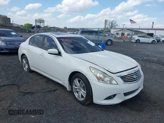 2012 Infiniti G25 Journey with VIN JN1DV6AP5CM700338, listed as a IAAI auction lot 42157660 with 139,888 mi miles. Bid and sale history available at carsss.com. Image 1.