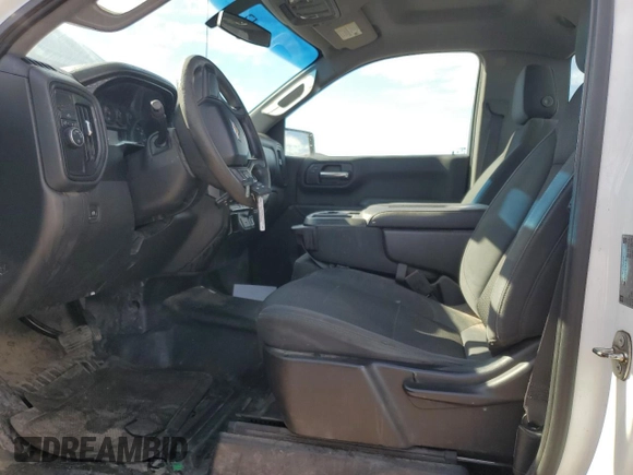 2019 Chevrolet Silverado 1500 Work Truck with VIN 3GCNWAEF8KG183640, listed as a Copart auction lot 81997624 with 129,434 mi miles and Salvage Title. Bid and sale history available at DreamBid. Image 7.
