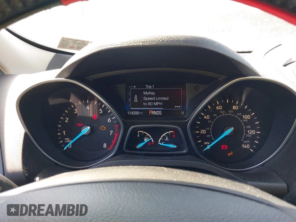2017 Ford Escape SE with VIN 1FMCU9G98HUB94481, listed as a IAAI auction lot 41795259 with 114,209 mi miles. Bid and sale history available at carsss.com. Image 7.