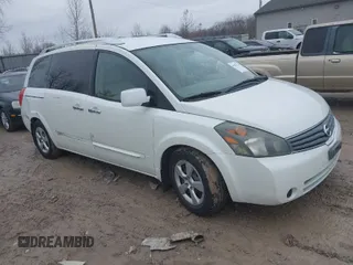 2009 Nissan Quest with VIN 5N1BV28U69N104503, listed as a IAAI auction lot 41505154 with 188,552 mi miles and . Bid and sale history available at carsss.com. Image 1.