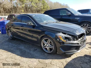 2015 Mercedes-Benz CLA-Class CLA 250 with VIN WDDSJ4EB0FN194277, listed as a Copart auction lot 46409875 with 93,005 mi miles and Salvage Title. Bid and sale history available at carsss.com. Image 4.