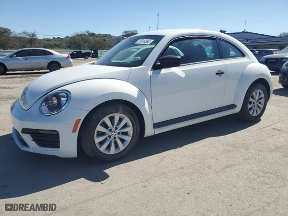 2017 Volkswagen Beetle 1.8T Fleet with VIN 3VWF17AT4HM621305, listed as a Copart auction lot 75747694 with 96,157 mi miles and Clean Title. Bid and sale history available at carsss.com. Image 1.