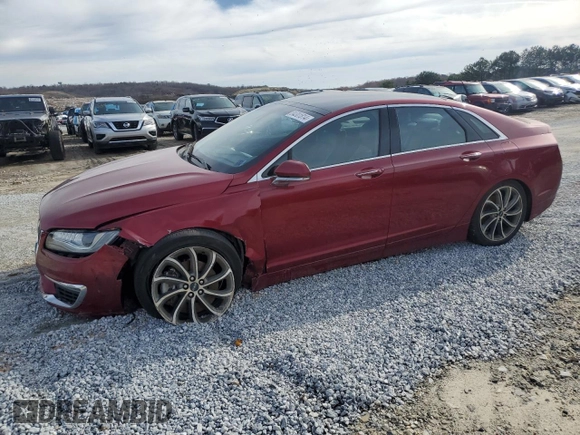 2018 Lincoln MKZ Reserve with VIN 3LN6L5FC9JR607754, listed as a Copart auction lot 84301814 with 74,604 mi miles and Salvage Title. Bid and sale history available at DreamBid. Image 1.