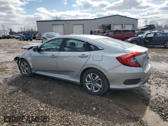 2017 Honda Civic Sedan LX with VIN 19XFC2F51HE218631, listed as a Copart auction lot 52105775 with 82,214 mi miles and Salvage Title. Bid and sale history available at carsss.com. Image 2.