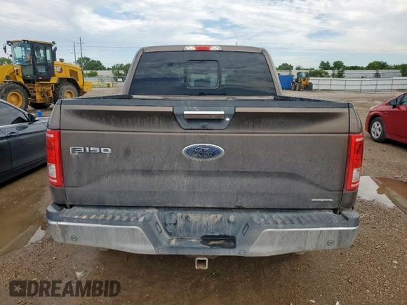2016 Ford F-150 XLT with VIN 1FTEW1EF3GKD36571, listed as a Copart auction lot 59900635 with 205,664 mi miles and Salvage title. Bid and sale history available at DreamBid. Image 6.