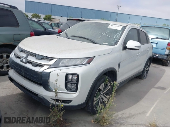 2021 Mitsubishi Outlander Sport SE with VIN JA4APVAU5MU015892, listed as a IAAI auction lot 35465610 with 85,472 mi miles. Bid and sale history available at carsss.com. Image 2.