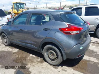 2019 Nissan Kicks SV with VIN 3N1CP5CU8KL558448, listed as a IAAI auction lot 39982447 with 48,125 mi miles and . Bid and sale history available at DreamBid. Image 3.