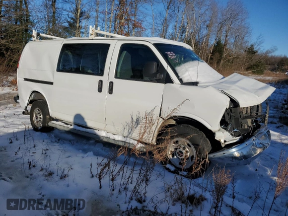 2019 GMC Savana Cargo with VIN 1GTW7AFG5K1337812, listed as a Copart auction lot 42921995 with Not Provided miles and Salvage Title. Bid and sale history available at carsss.com. Image 4.