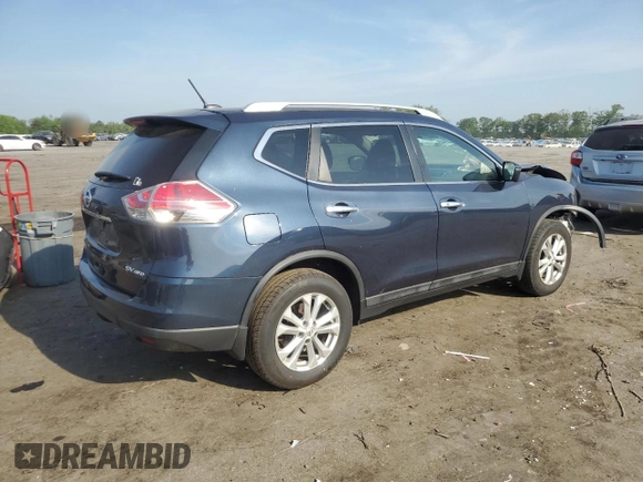 2016 Nissan Rogue SV with VIN 5N1AT2MV5GC910986, listed as a Copart auction lot 54990715 with 101,726 mi miles and Salvage Title. Bid and sale history available at DreamBid. Image 3.